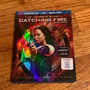 New Hunger Games Catching Fire Blue Ray and iTunes digital copy